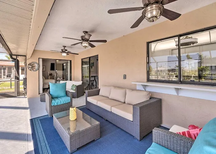 Punta Gorda Canal Home W/ Private Pool!